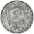 Frankrijk, Morlon, 2 Francs, 1959, Paris, ZF, Aluminium, Gadoury:538