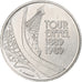 France, Tour Eiffel, 5 Francs, 1989, Monnaie de Paris, AU(50-53), Copper-nickel
