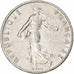 Francia, Semeuse, 1/2 Franc, 1974, Monnaie de Paris, MBC+, Níquel, KM:931.1