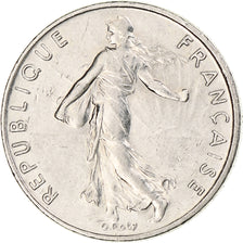 Francia, Semeuse, 1/2 Franc, 1994, Monnaie de Paris, MBC+, Níquel, KM:931.1