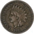 United States, Indian Head, Cent, 1865 (fancy 5), Philadelphia, EF(40-45)