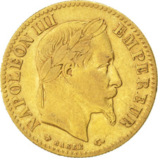 Second Empire, 10 Francs or Napoléon III tête laurée, 1866 A, Paris, Gadoury 101