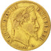 FRANCE, Napoléon III, 10 Francs, 1866, Strasbourg, KM #800.2, VF(30-35), Gold, G