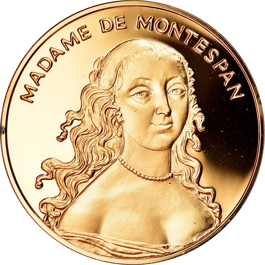 Francja, Medal, Madame de Montespan, La France du Roi Soleil, MS(63), Vermeil