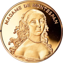 Francja, Medal, Madame de Montespan, La France du Roi Soleil, MS(63), Vermeil