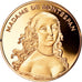Francja, Medal, Madame de Montespan, La France du Roi Soleil, MS(63), Vermeil
