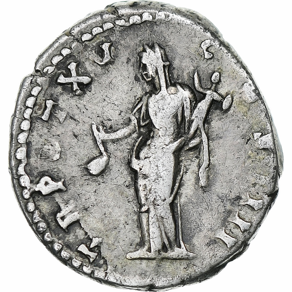 Antoninus Pius, Denarius, 151-152, Rome, Srebro, EF(40-45), RIC:209