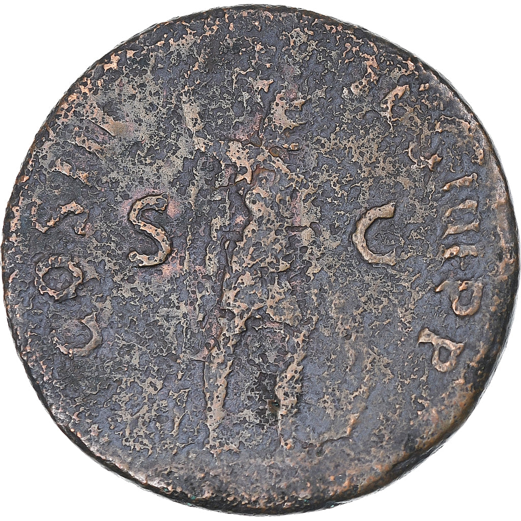 Trajan, As, 101, Rome, Bronze, TB, RIC:423