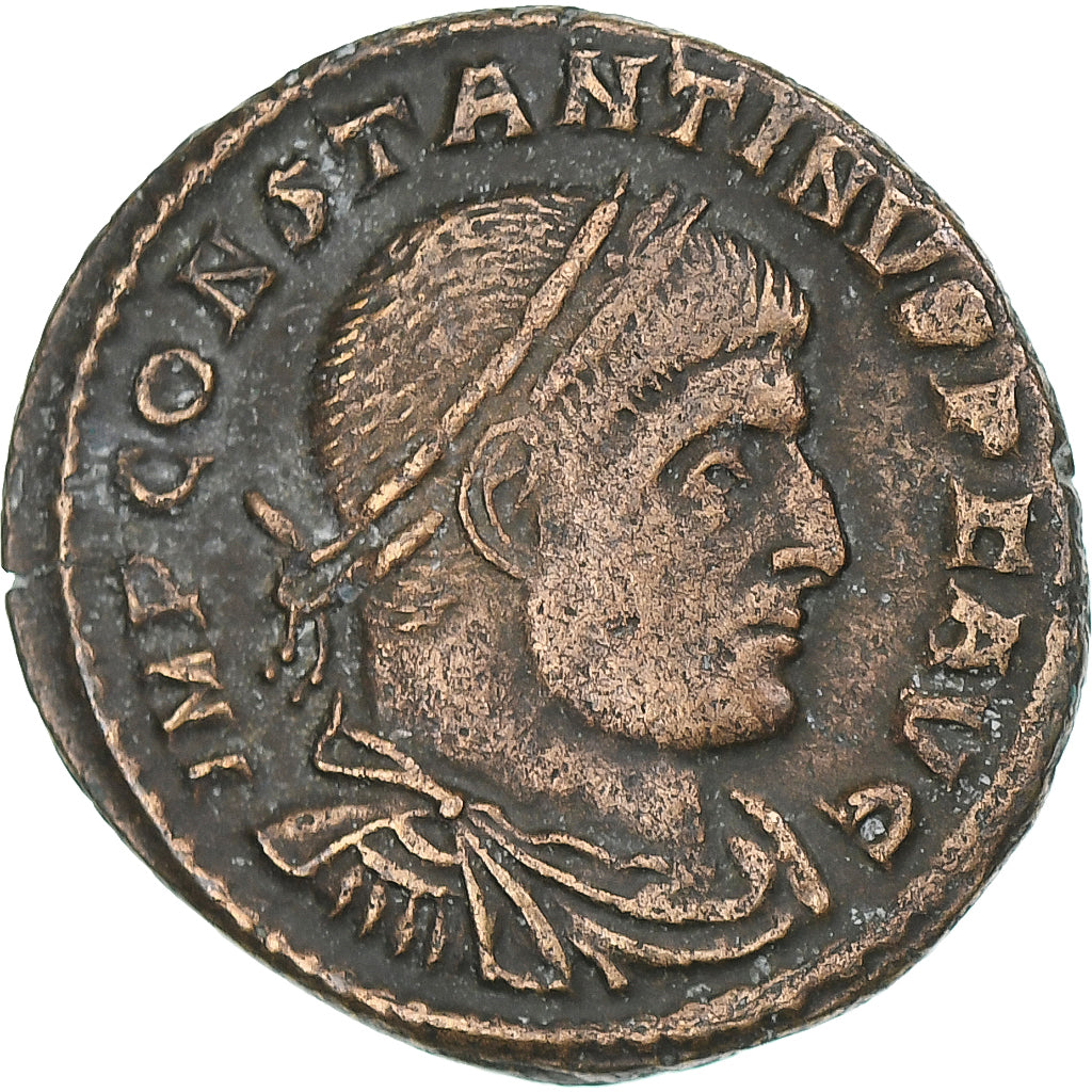 Constantin I, Follis, 310-313, Arles, Bronze, TTB+, RIC:873