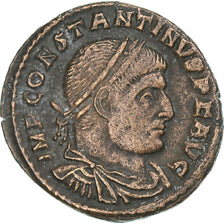 Constantin I, Follis, 310-313, Arles, Bronze, TTB+, RIC:873