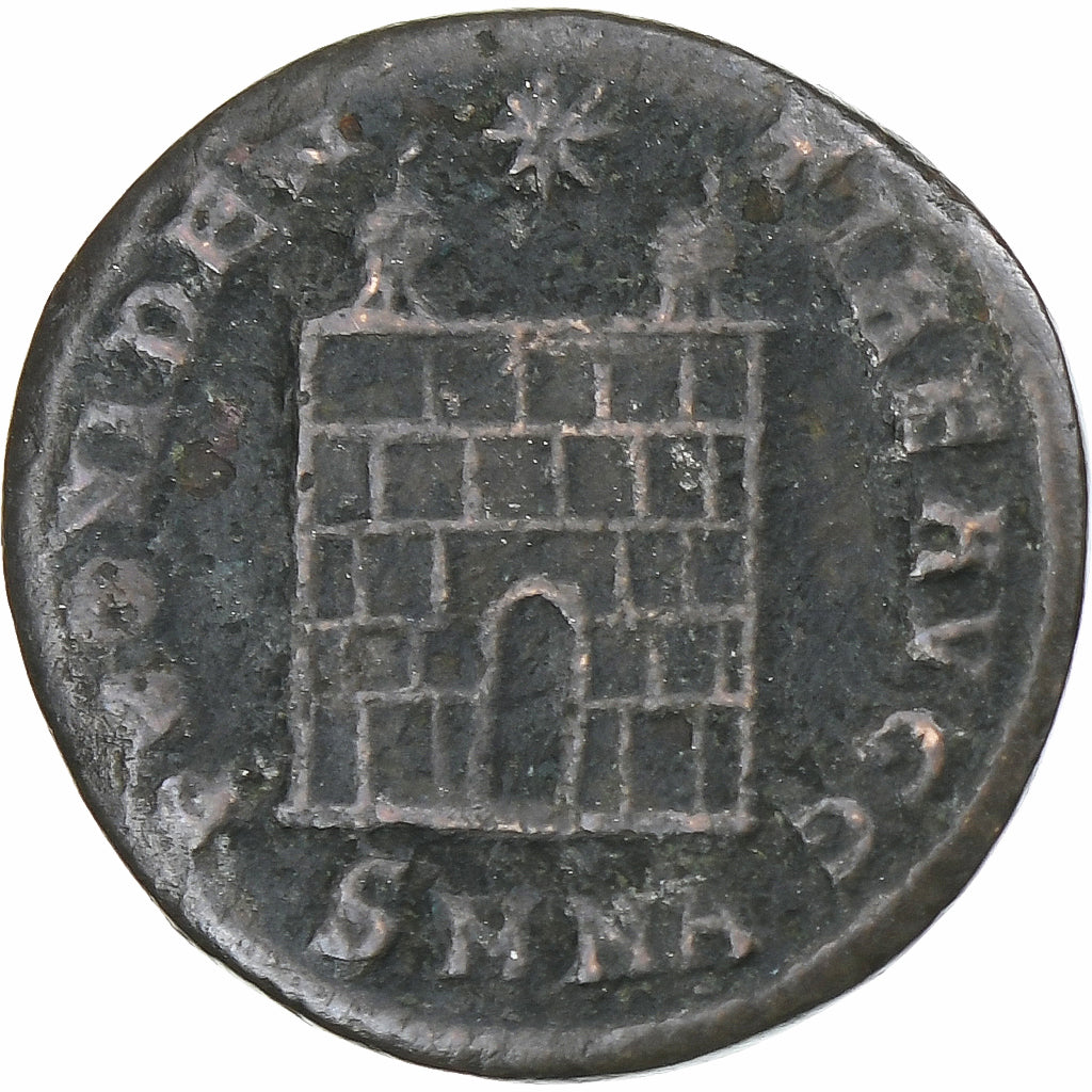 Constantine I, Follis, 328-329, Nicomedia, Bronze, EF(40-45), RIC:154
