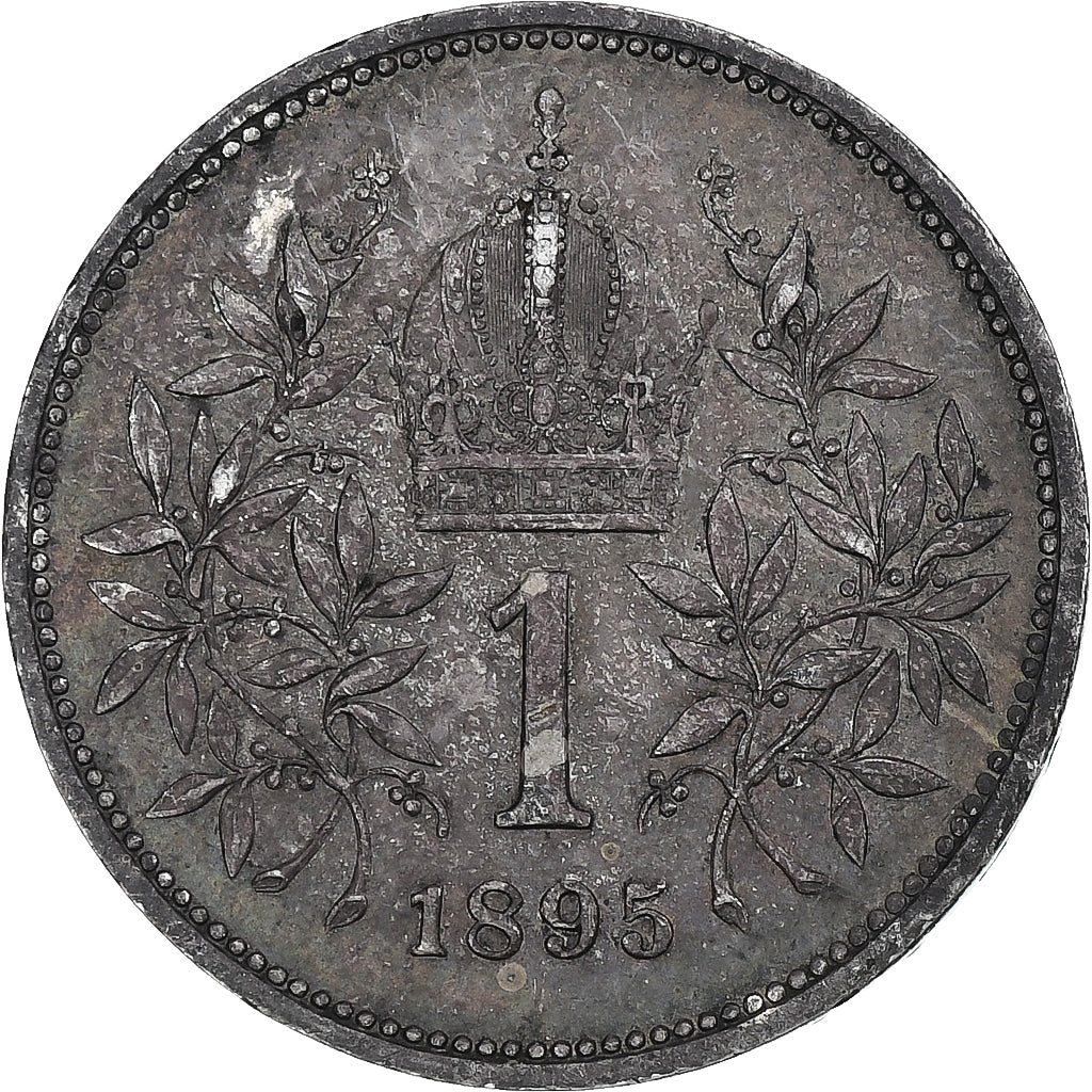 Austria, Franz Joseph I, Corona, 1895, Vienna, EF(40-45), Silver, KM:2804