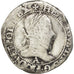 FRANCE, Franc au Col Plat, 1576, Paris, VF(20-25), Silver, Sombart #4714, 13.88