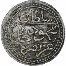 Algeria, Mahmud II, 1/8 Budju, Suman Budju, AH 1244/1829, MBC+, Plata, KM:74