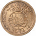 Mozambique, Overseas province of Portugual, 20 Centavos, 1974, SC+, Bronce