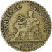 Francia, Chambre de commerce, 2 Francs, 1926, Paris, BC+, Cuproaluminio, KM:877