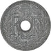 France, Lindauer, 20 Centimes, 1945, Paris, MS(60-62), Zinc, KM:907.1