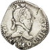FRANCE, Franc au Col Plat, 1578, Paris, VF(20-25), Silver, Sombart #4714, 13.41