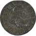 France, Henri III, Double Tournois, Paris, VF(30-35), Copper, Gadoury:455