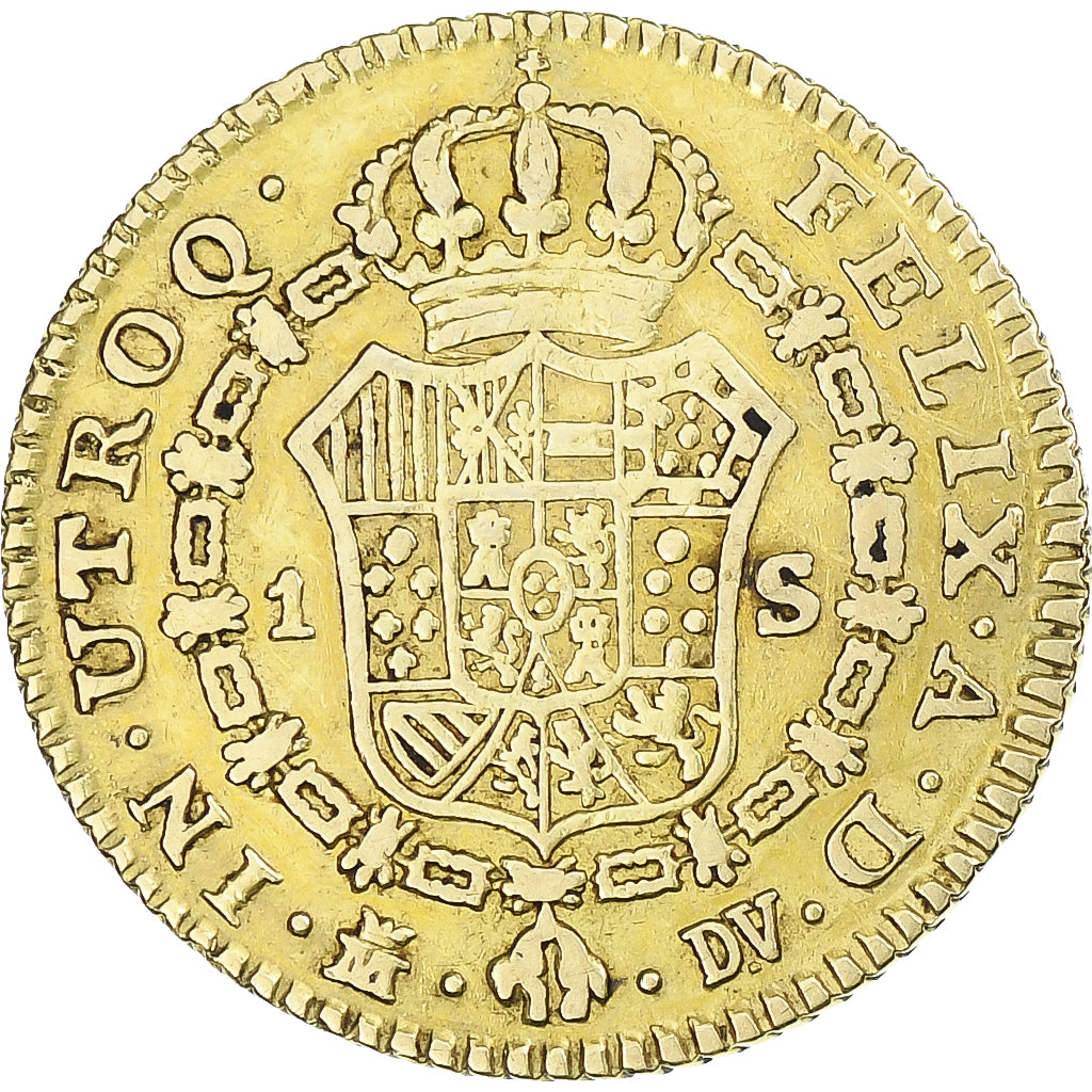 Espagne, Charles III, Escudo, 1787, Madrid, TB+, Or, KM:416.1a