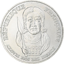 France, Clovis, 100 Francs, 1996, Monnaie de Paris, MS(63), Silver, KM:1180