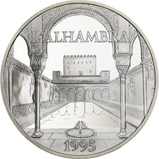 France, L'Alhambra, 100 Francs / 15 Écus, 1995, Monnaie de Paris, BE