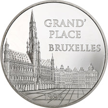 France, Grand'Place Bruxelles, 100 Francs / 15 Écus, 1996, Monnaie de Paris, BE