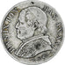 Italy, Papal States, Pius IX, Lira, 1866, Roma, VF(30-35), Silver, KM:1378