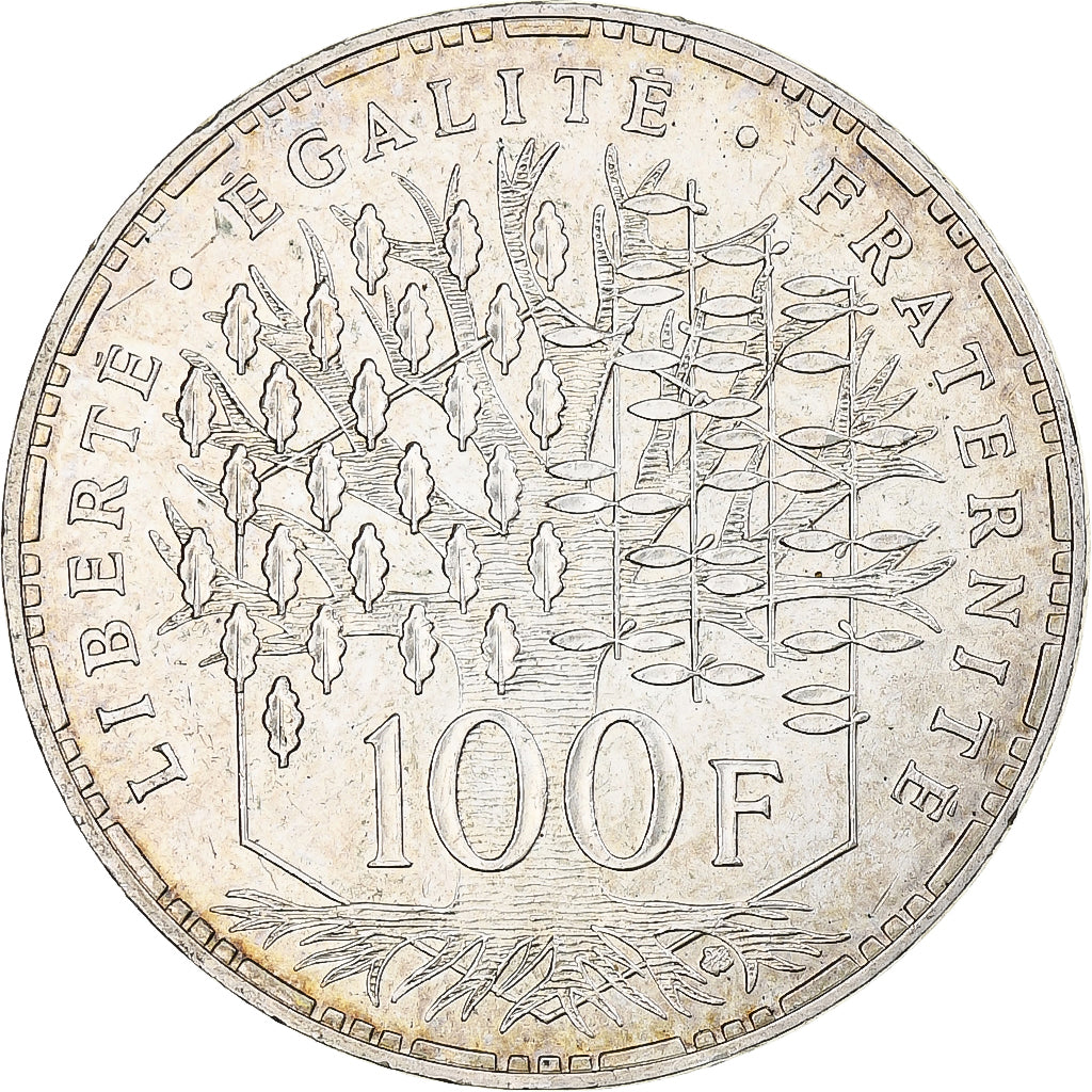 France, Panthéon, 100 Francs, 1982, Paris, AU(55-58), Silver, KM:951.1