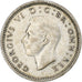 United Kingdom, George VI, 3 Pence, 1937, London, AU(55-58), Silver, KM:848
