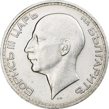 Bulgarie, Boris III, 50 Leva, 1934, Belgrade, SUP+, Argent