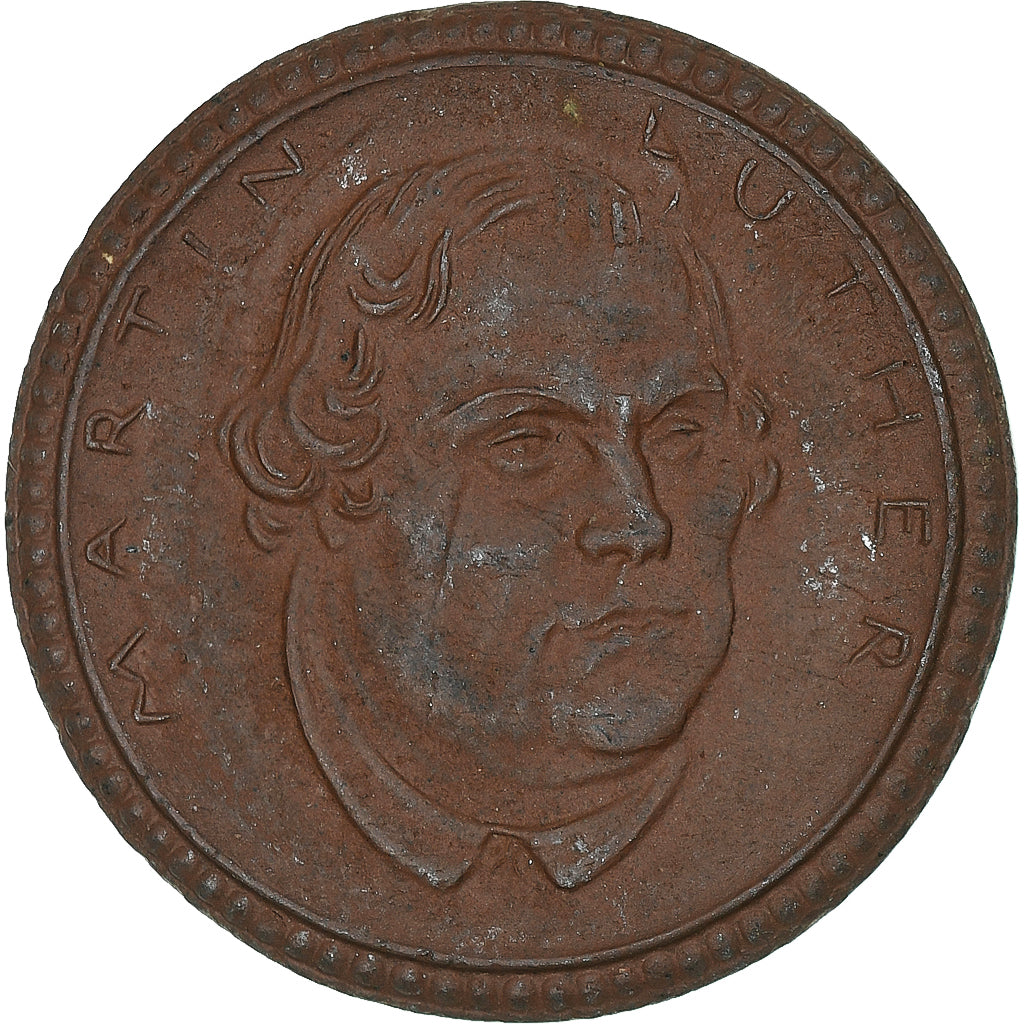 Germany, Thüringen, Martin Luther, Mark, 1921, Eisenach, AU(50-53), Porcelain