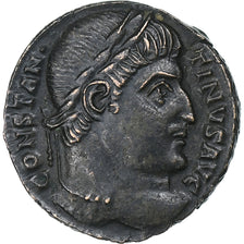 Constantine I, Follis, 322-323, Arles, Bronze, AU(55-58), RIC:252