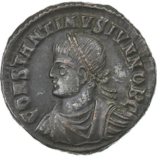 Constantine II, Follis, 325-326, Kyzikos, Bronze, AU(50-53), RIC:37