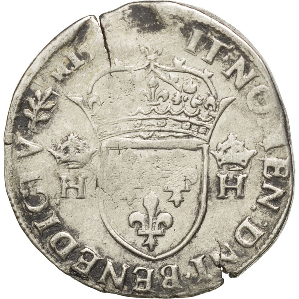FRANCE, Teston, Paris, VF(20-25), Silver, Sombart #4654, 9.04