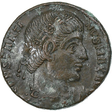 Constantine I, Follis, 336-337, Constantinople, Bronzo, BB+, RIC:137