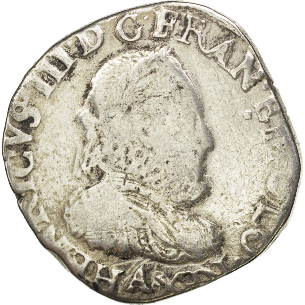 Francia, Teston, 1575, Paris, MB, Argento, Sombart:4654