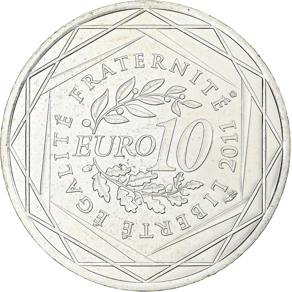 France, 10 Euro, Bretagne, 2011, Monnaie de Paris, SPL, Argent, KM:1730