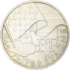 France, 10 Euro, Bretagne, 2010, Monnaie de Paris, SPL, Argent, KM:1648