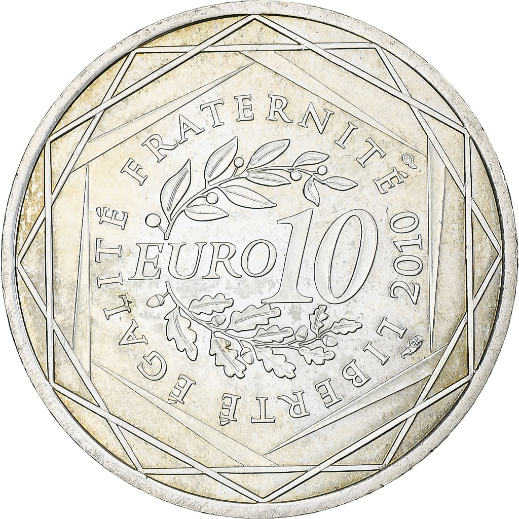 France, 10 Euro, Bretagne, 2010, Monnaie de Paris, SPL, Argent, KM:1648