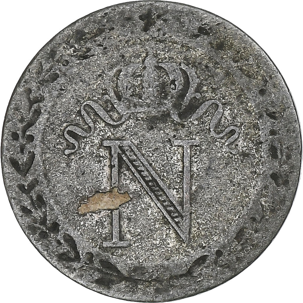 France, Napoleon I, 10 Centimes, 1809, Paris, Billon, VF(30-35), Gadoury:190