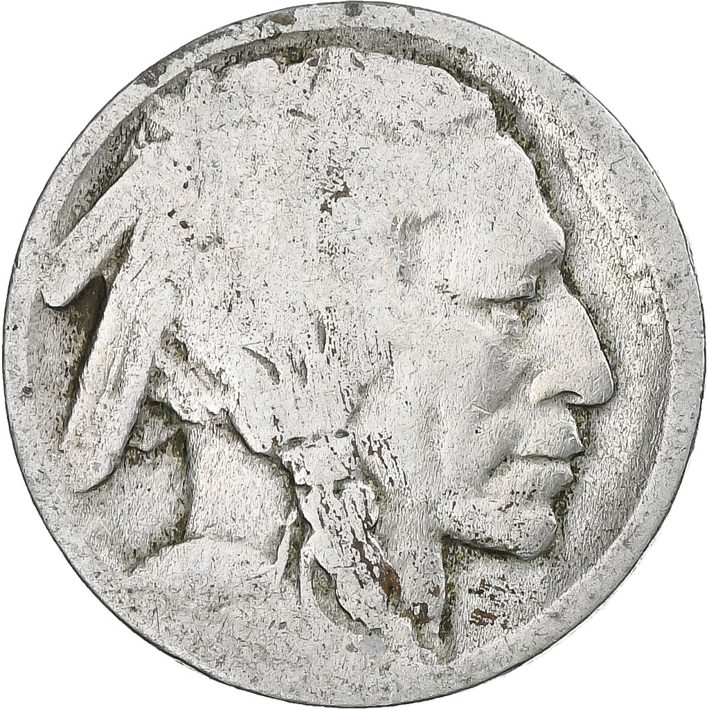 Estados Unidos da América, Buffalo Nickel, 5 Cents, 1913-1938, Philadelphia