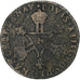 Francia, Louis XIV, Six deniers dits "dardenne", 1712, Montpellier, Rame, MB