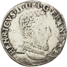 FRANCE, Teston, 1556, Toulouse, VF(20-25), Silver, Sombart #4572, 9.20