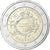 Grecja, 2 Euro, Introduction de l'euro, 2012, Athens, MS(63), Bimetaliczny