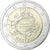 Estonie, 2 Euro, Introduction de l'euro, 2012, SPL, Bimétallique, KM:70