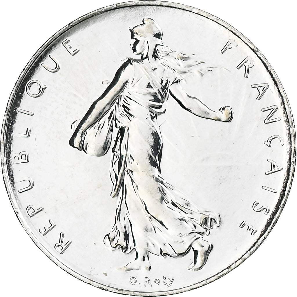 France, Franc, Semeuse, 2001, Monnaie de Paris, BU, Nickel, MS(65-70)