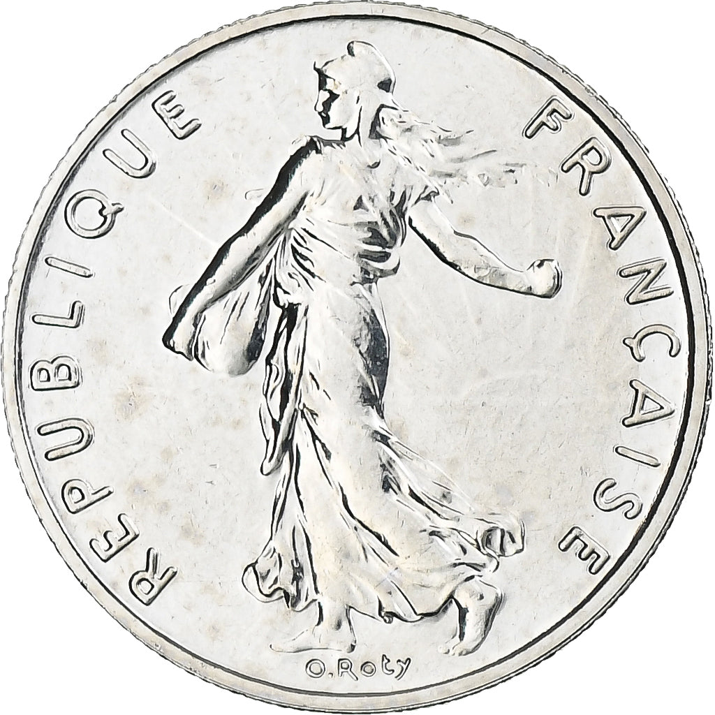 Francia, Semeuse, 1/2 Franc, 2001, Monnaie de Paris, BU, FDC, Nichel, KM:931.1