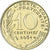 Francia, Marianne, 10 Centimes, 2001, Monnaie de Paris, BU, FDC, Aluminio -