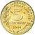 France, 5 Centimes, Marianne, 2001, Monnaie de Paris, BU, Aluminum-Bronze